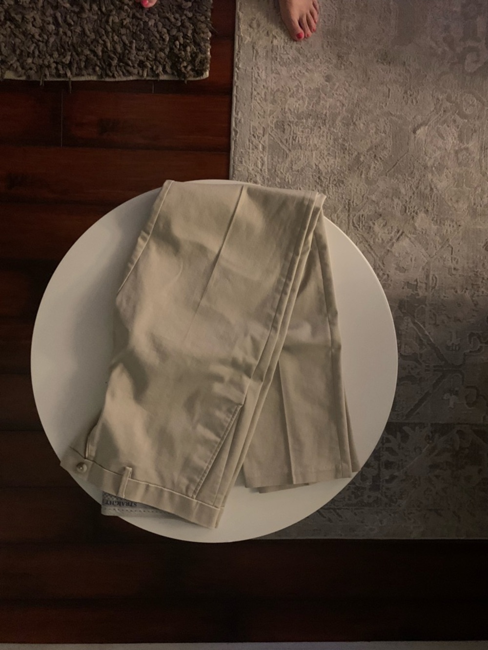 Men's Khaki Chino Pants - Beige